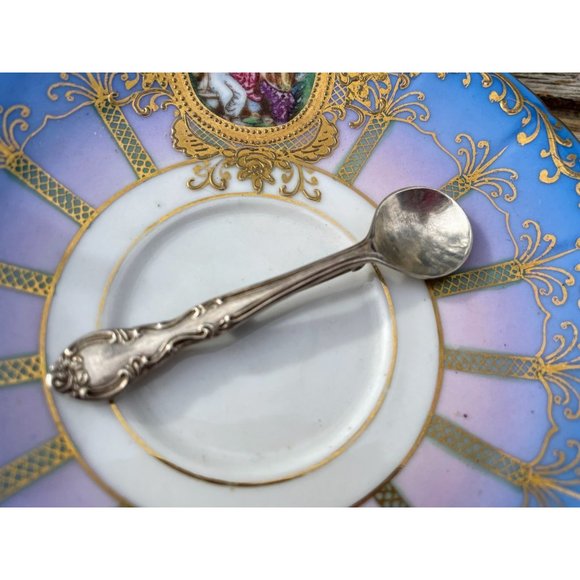 Vintage sterling Miniature Teaspoon Brooch pin - Picture 2 of 7